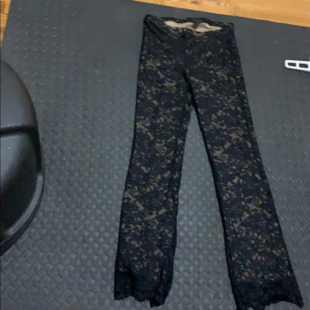 Express black lace pants